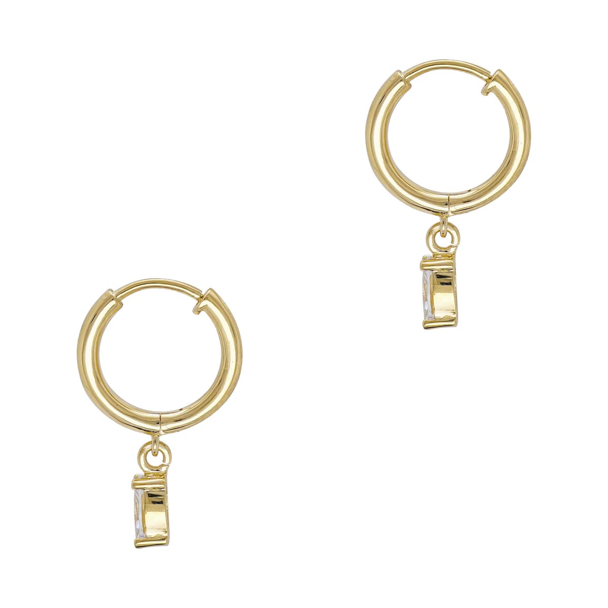 Women's Hoop Earrings Gofas Gold