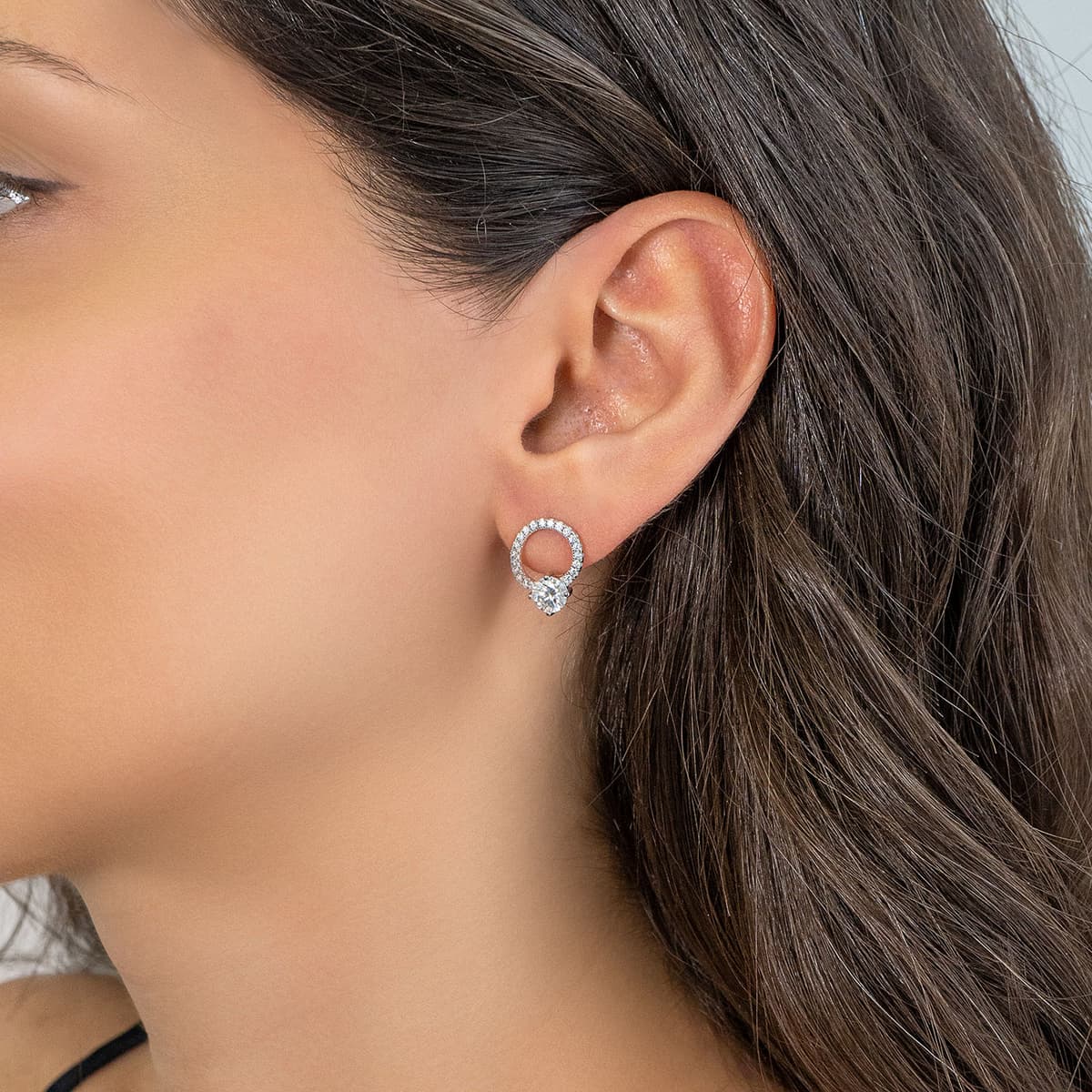 Women's Earrings Gofas Silver