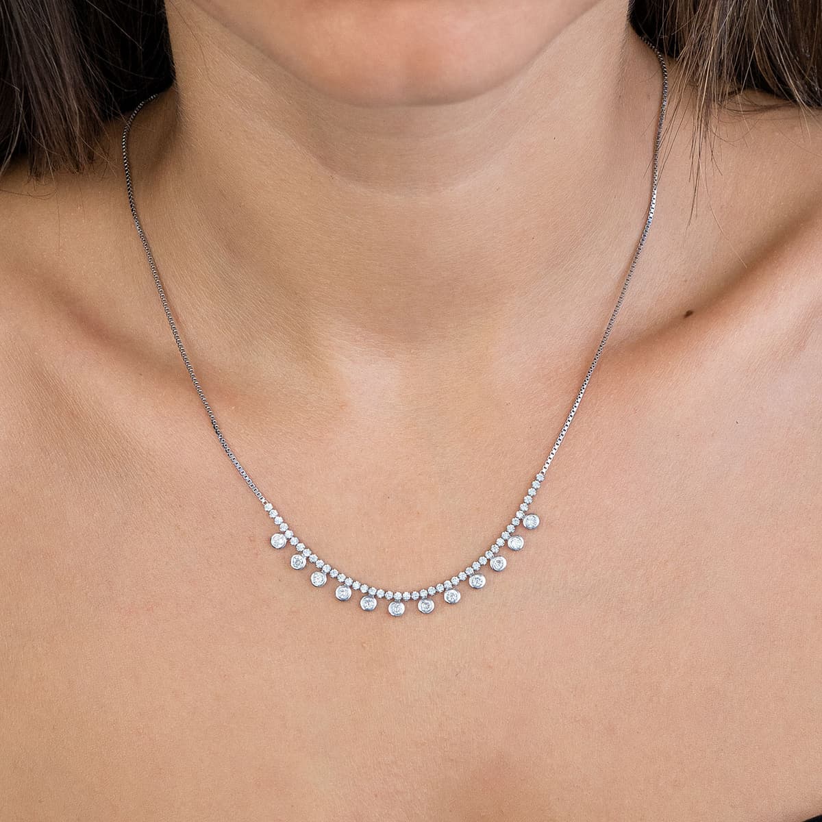 Women's Necklaces Gofas Silver