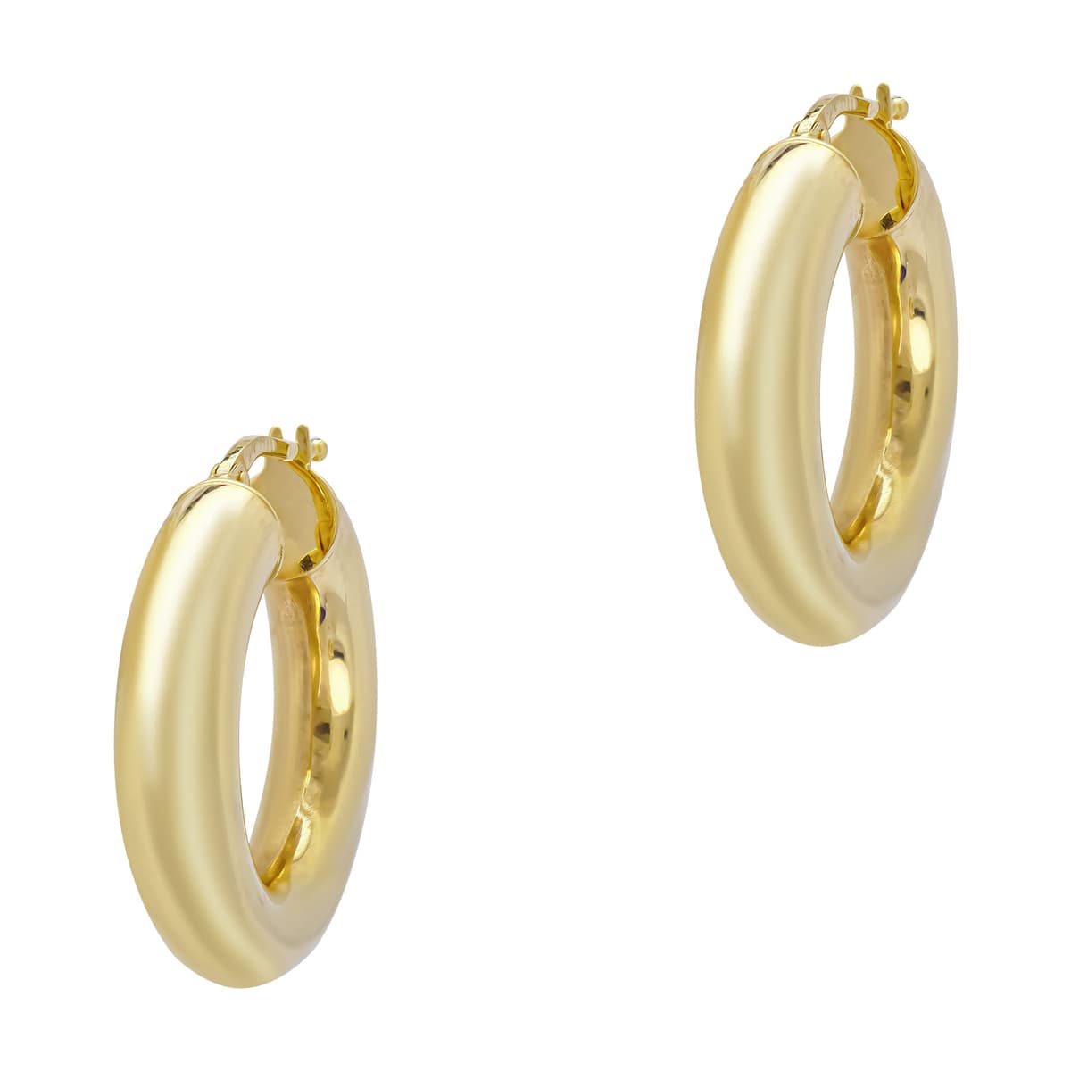 Σκουλαρίκια Κρίκοι απο Κίτρινο Χρυσό 14 Καρατίων SK3626