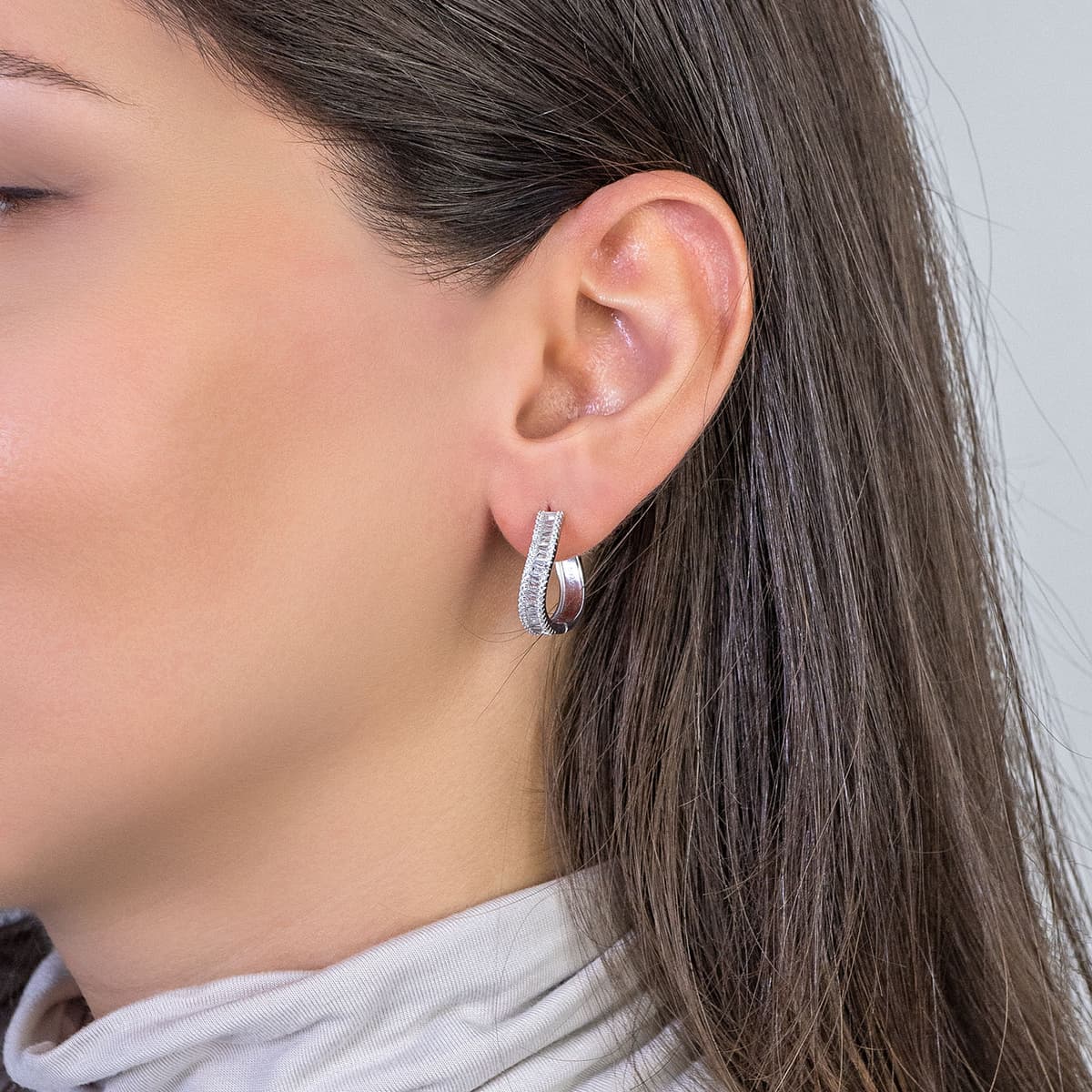 Women's Earrings Gofas Silver