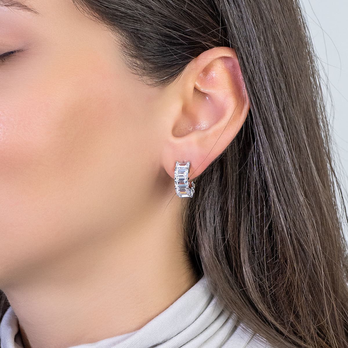 Women's Earrings Gofas Silver