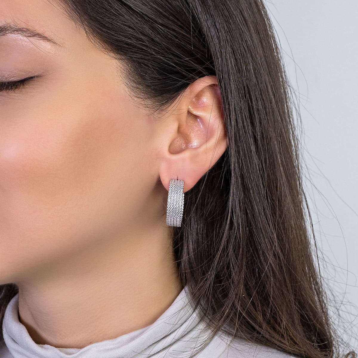 Women's Earrings Gofas Silver