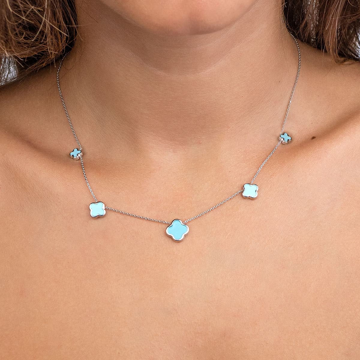 Women's Necklaces Gofas Silver