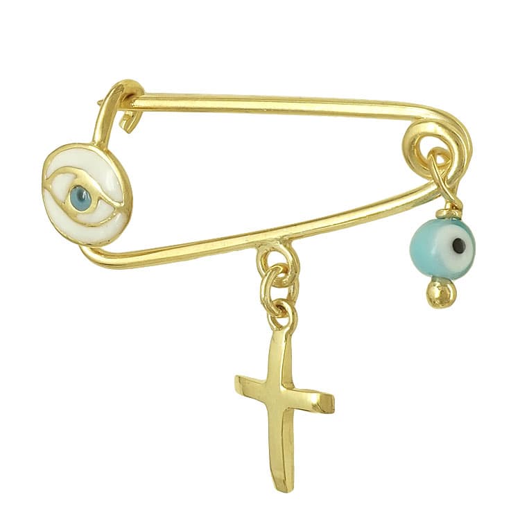 Boys' Safety Pins Gofas Silver