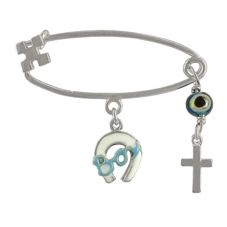 Ασημένια Παραμάνα για Νεογέννητο PR426