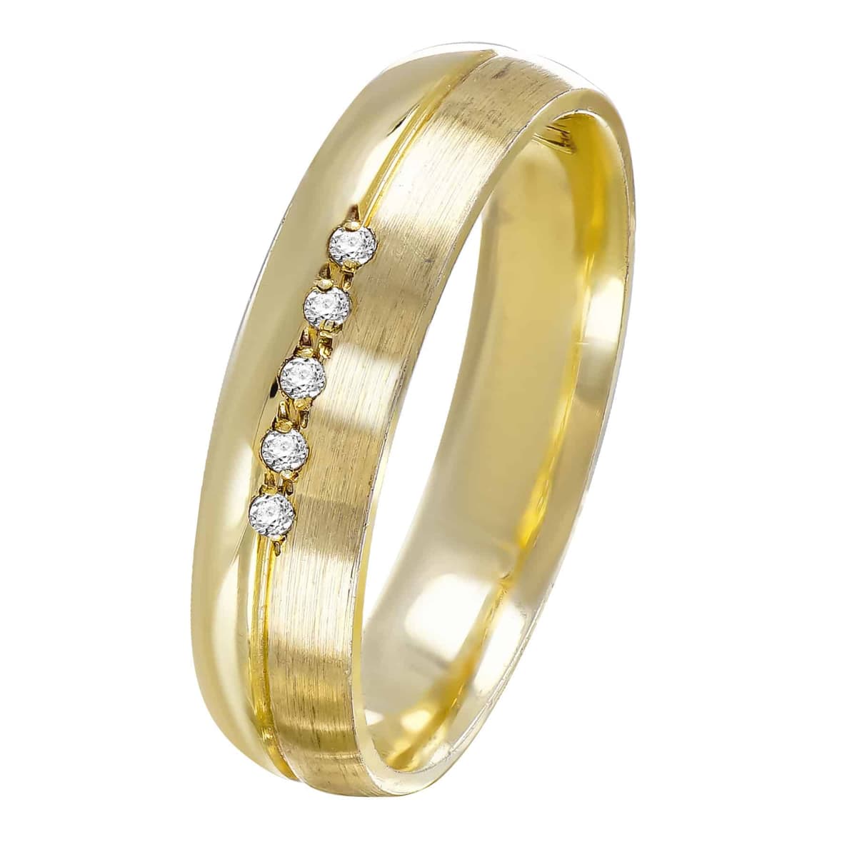 Women's Wedding Bands Gofas Gold