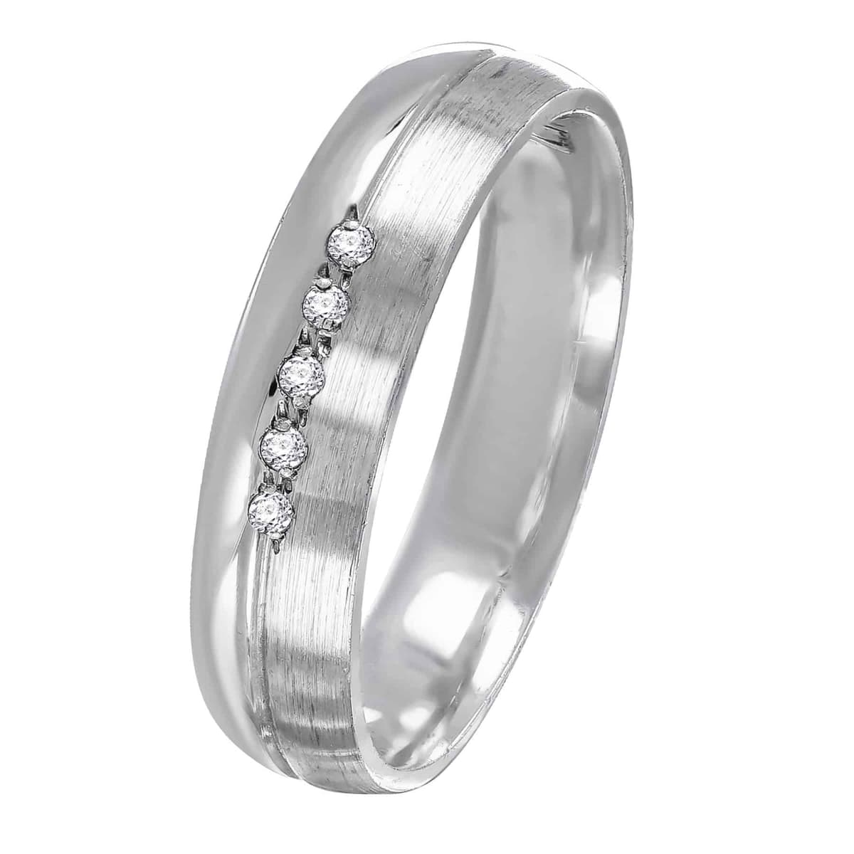 Women's Wedding Bands Gofas Silver
