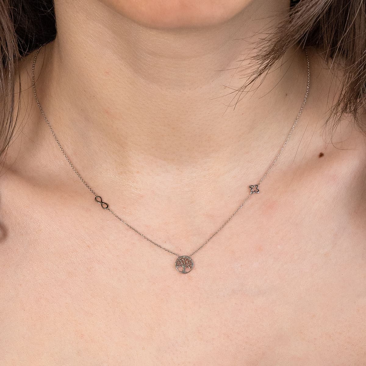 Women's Necklaces Gofas Silver