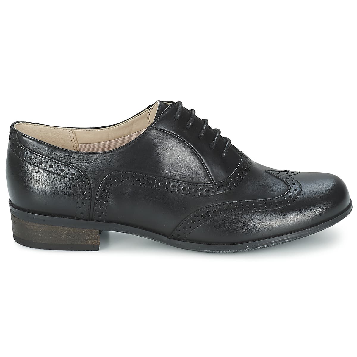 Women's Derby Shoes Clarks Black