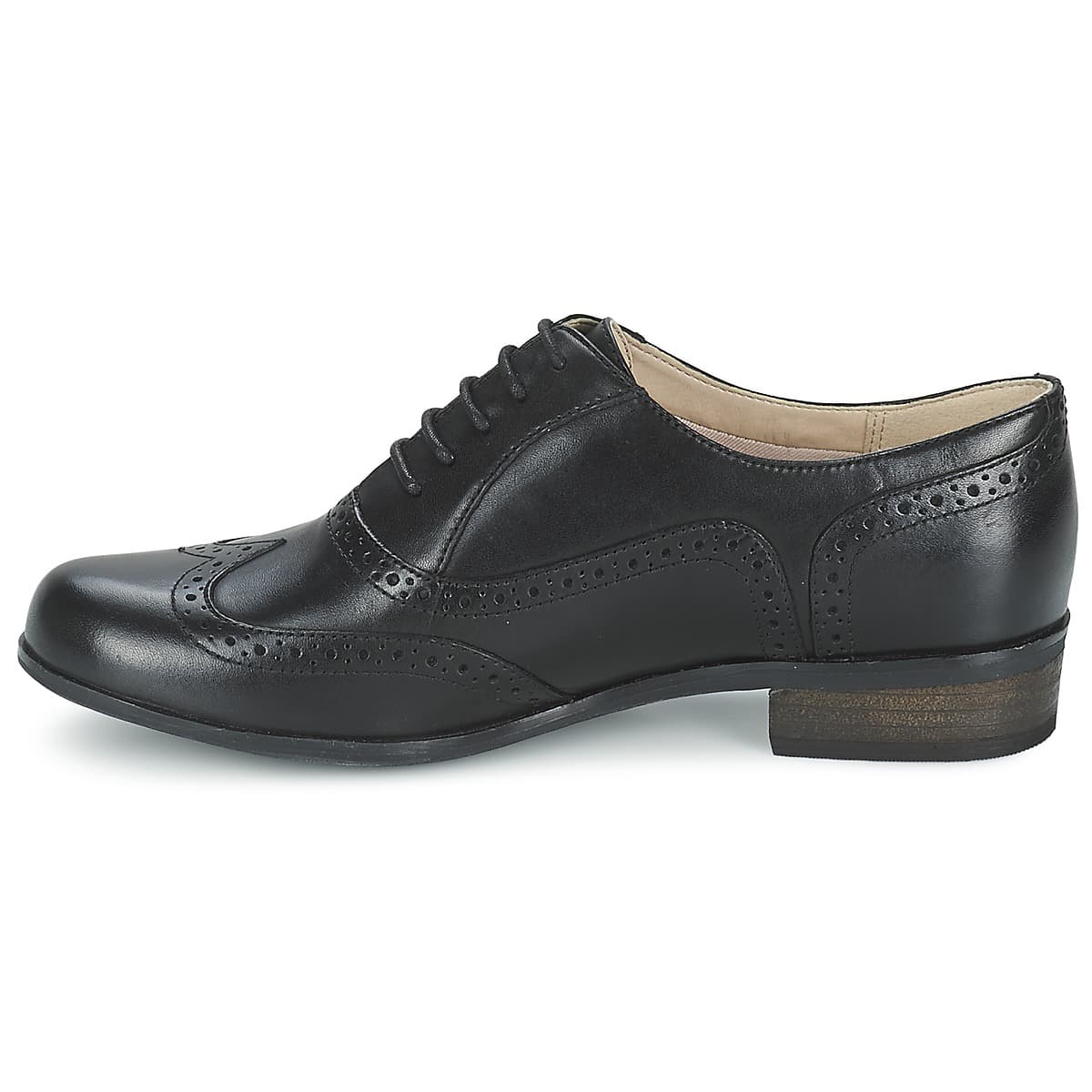 Women's Derby Shoes Clarks Black