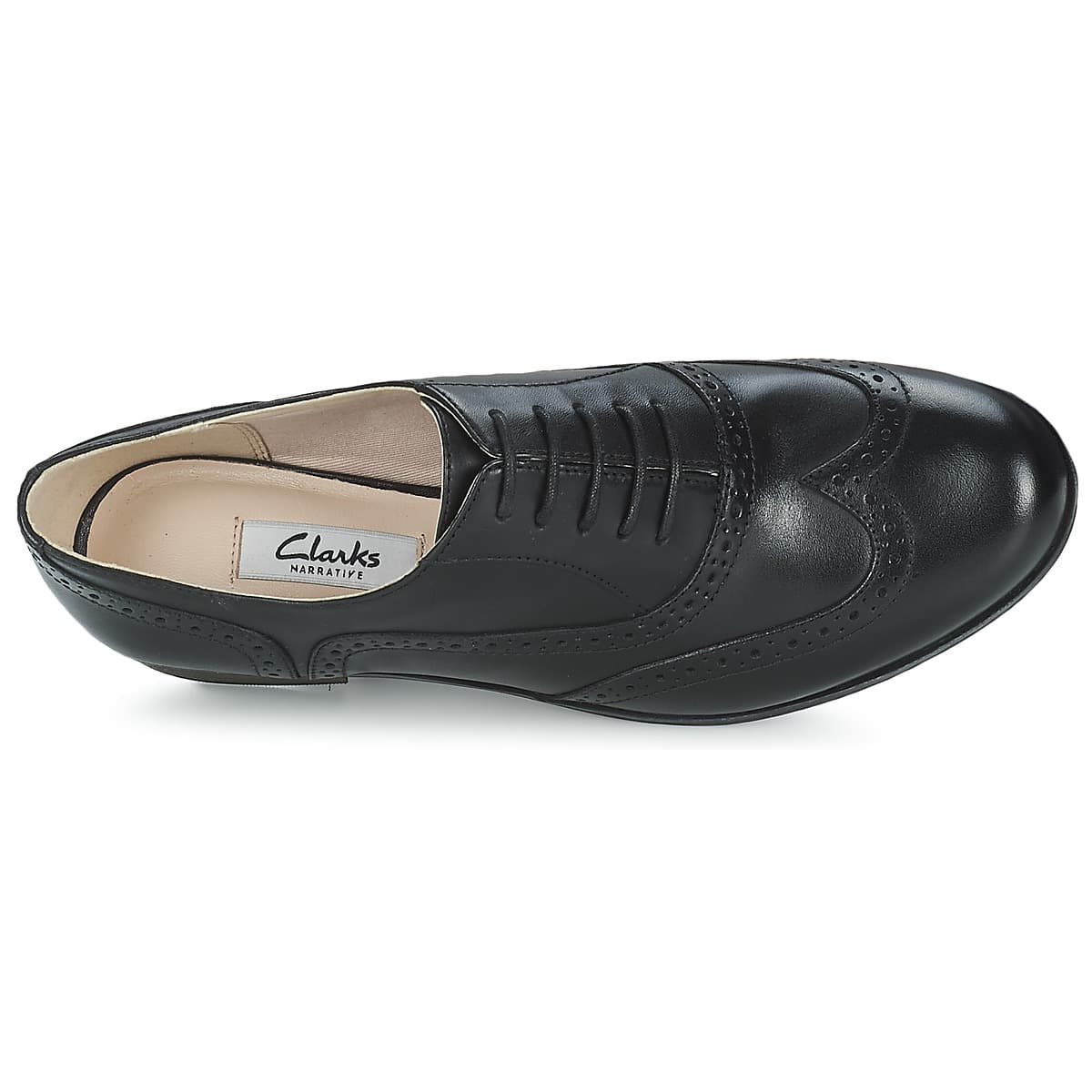 Women's Derby Shoes Clarks Black