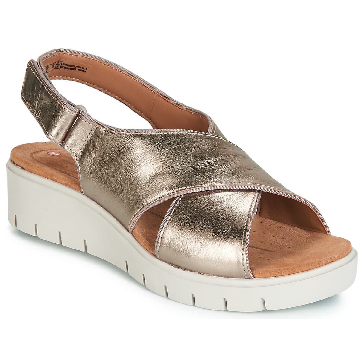 Women's Platforms Clarks Gold