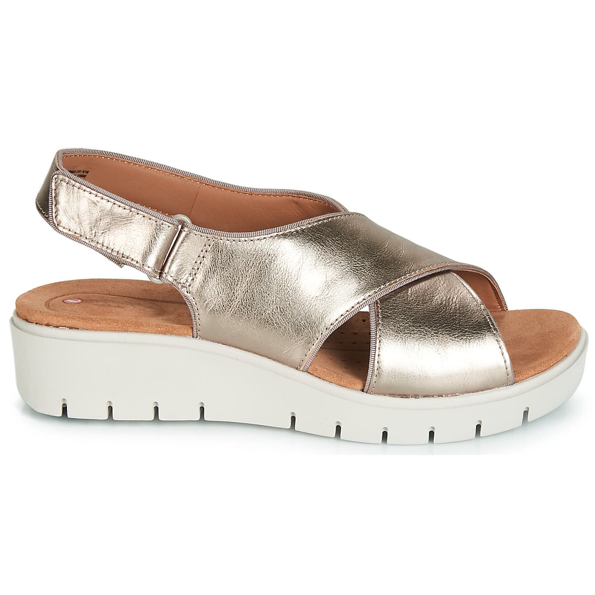 Women's Platforms Clarks Gold