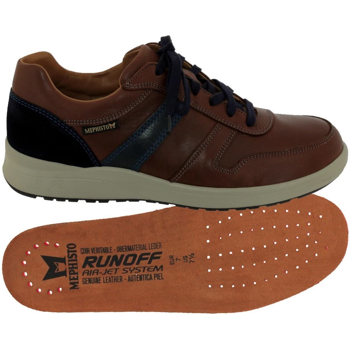 Men's Oxfords Mephisto Brown