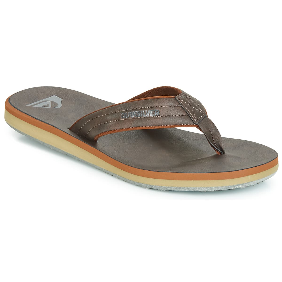 Men's Flip Flops Quiksilver Brown