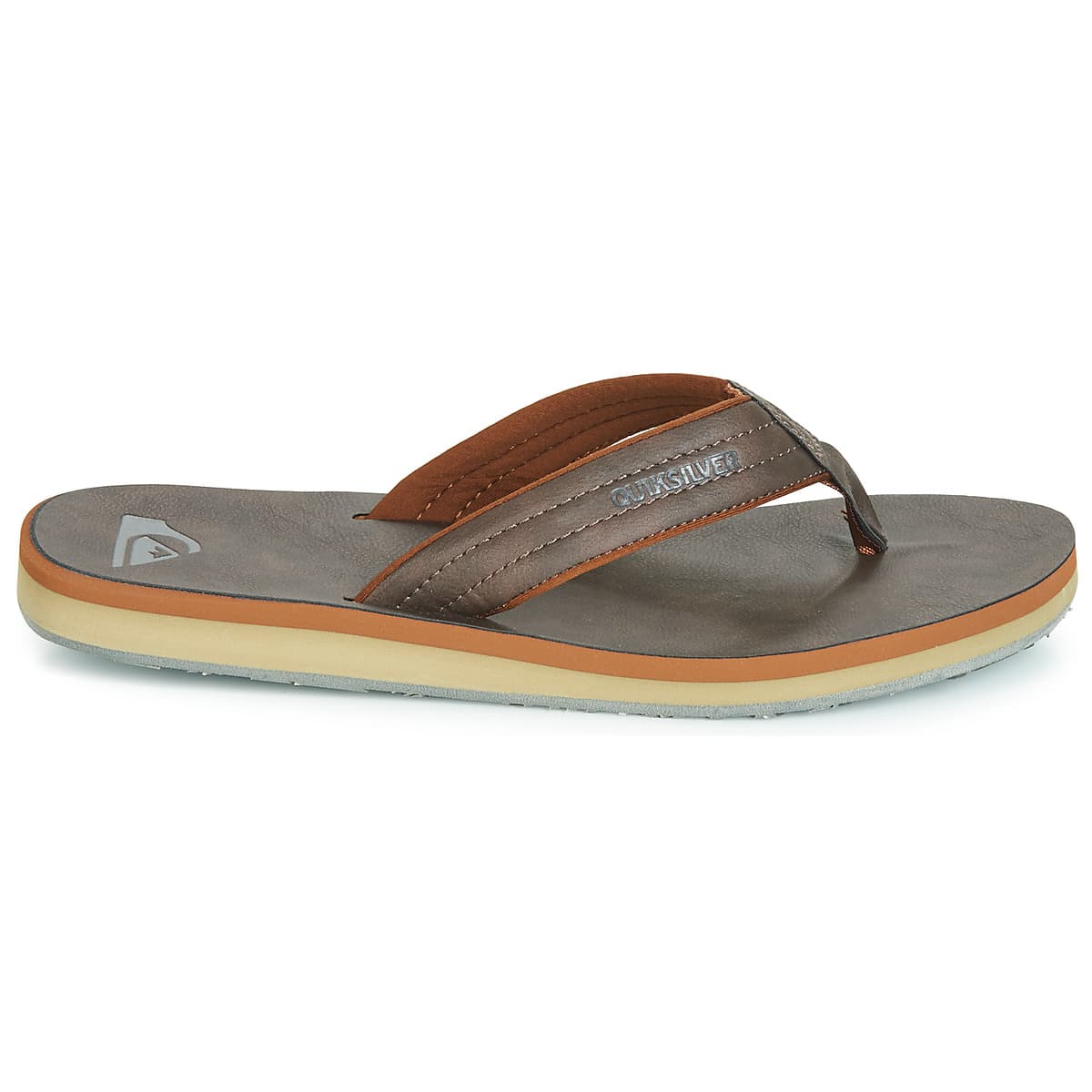 Men's Flip Flops Quiksilver Brown