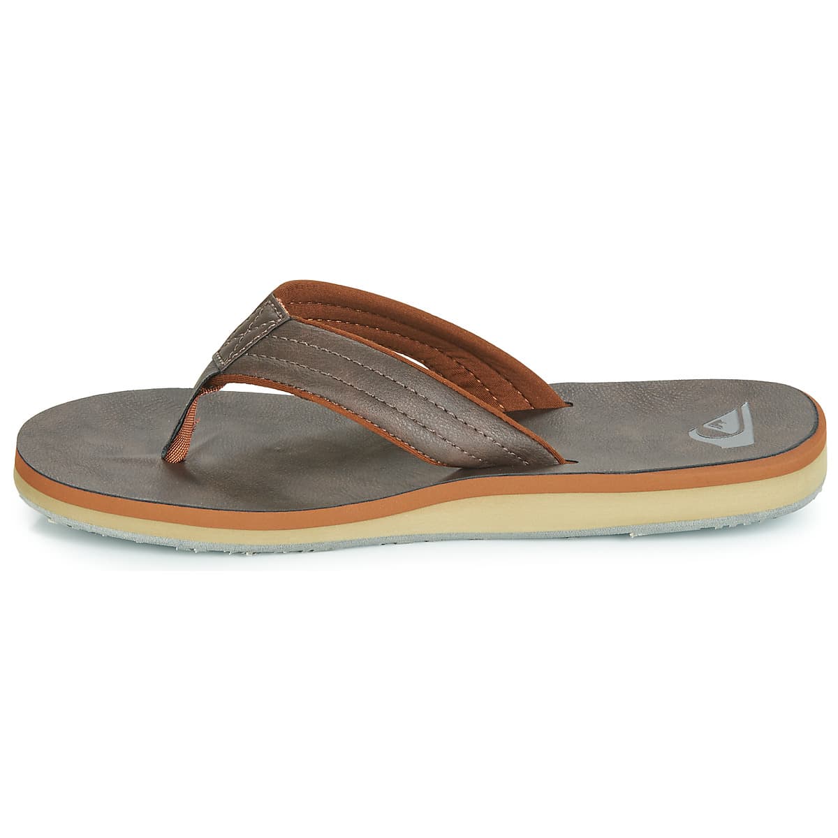 Men's Flip Flops Quiksilver Brown