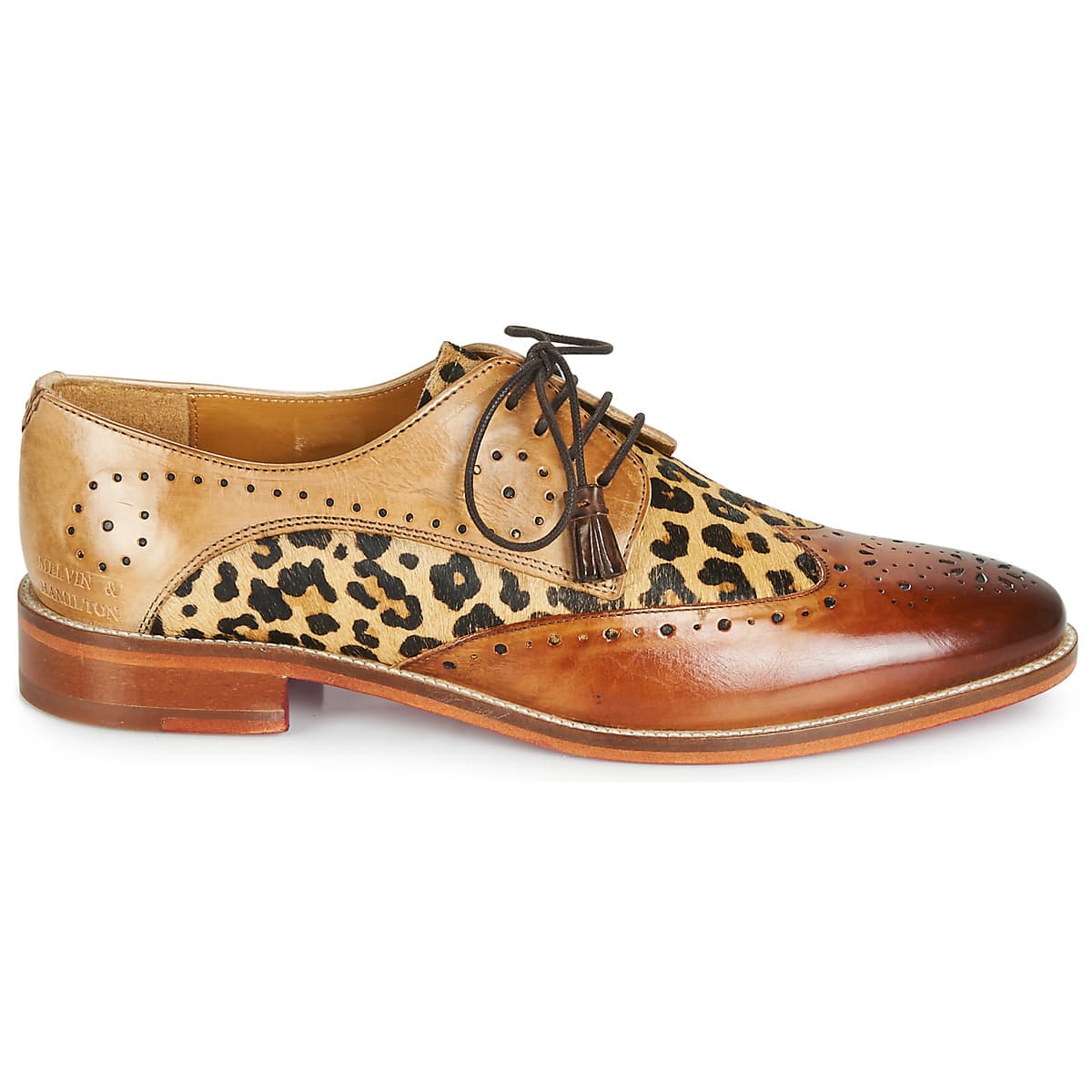 Women's Derby Shoes Melvin & Hamilton Brown