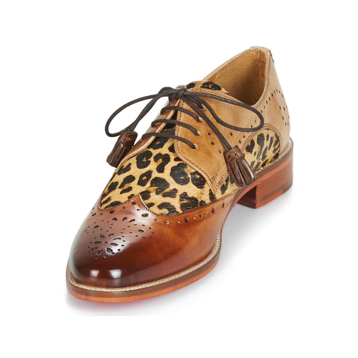 Women's Derby Shoes Melvin & Hamilton Brown
