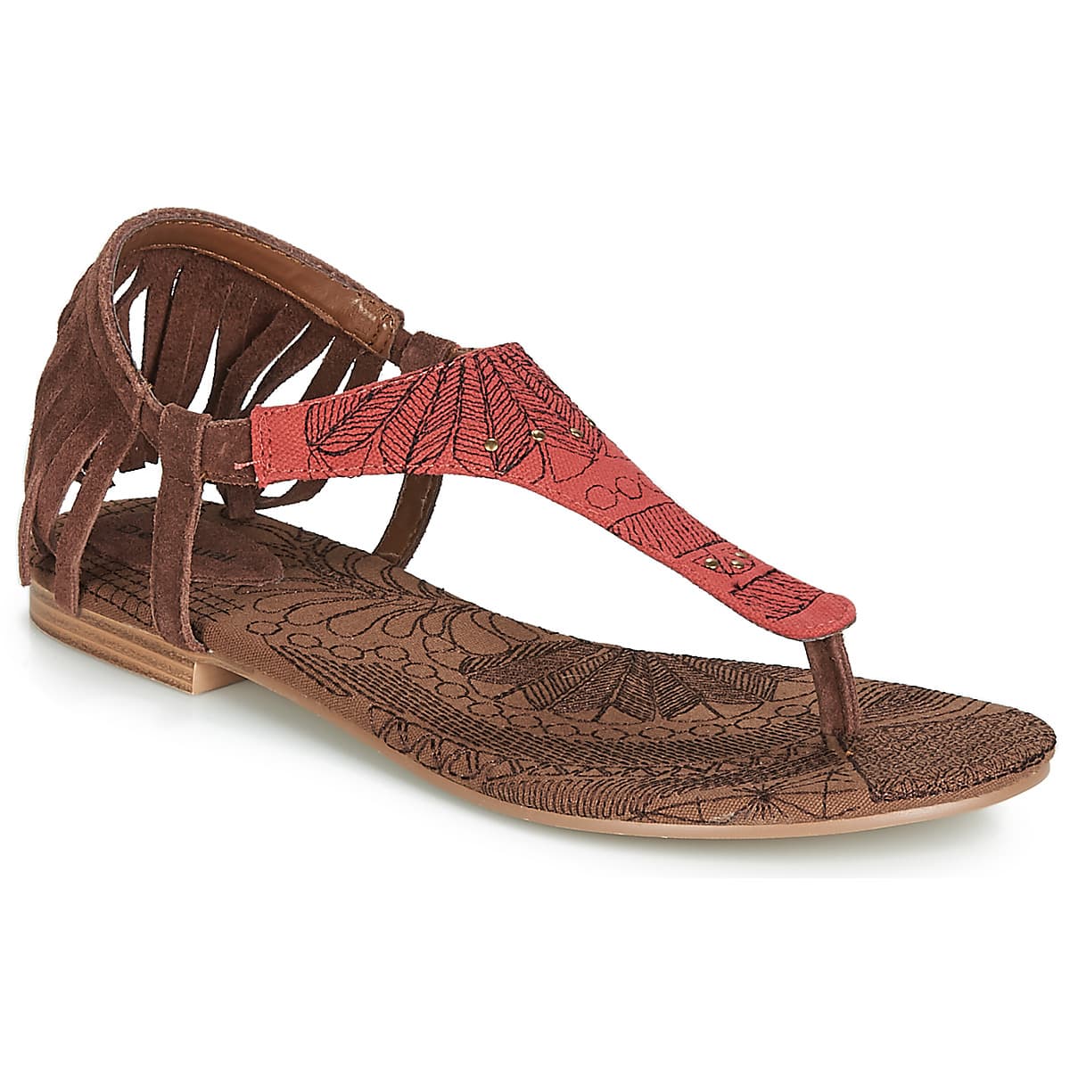 Women's Sandals Desigual Brown