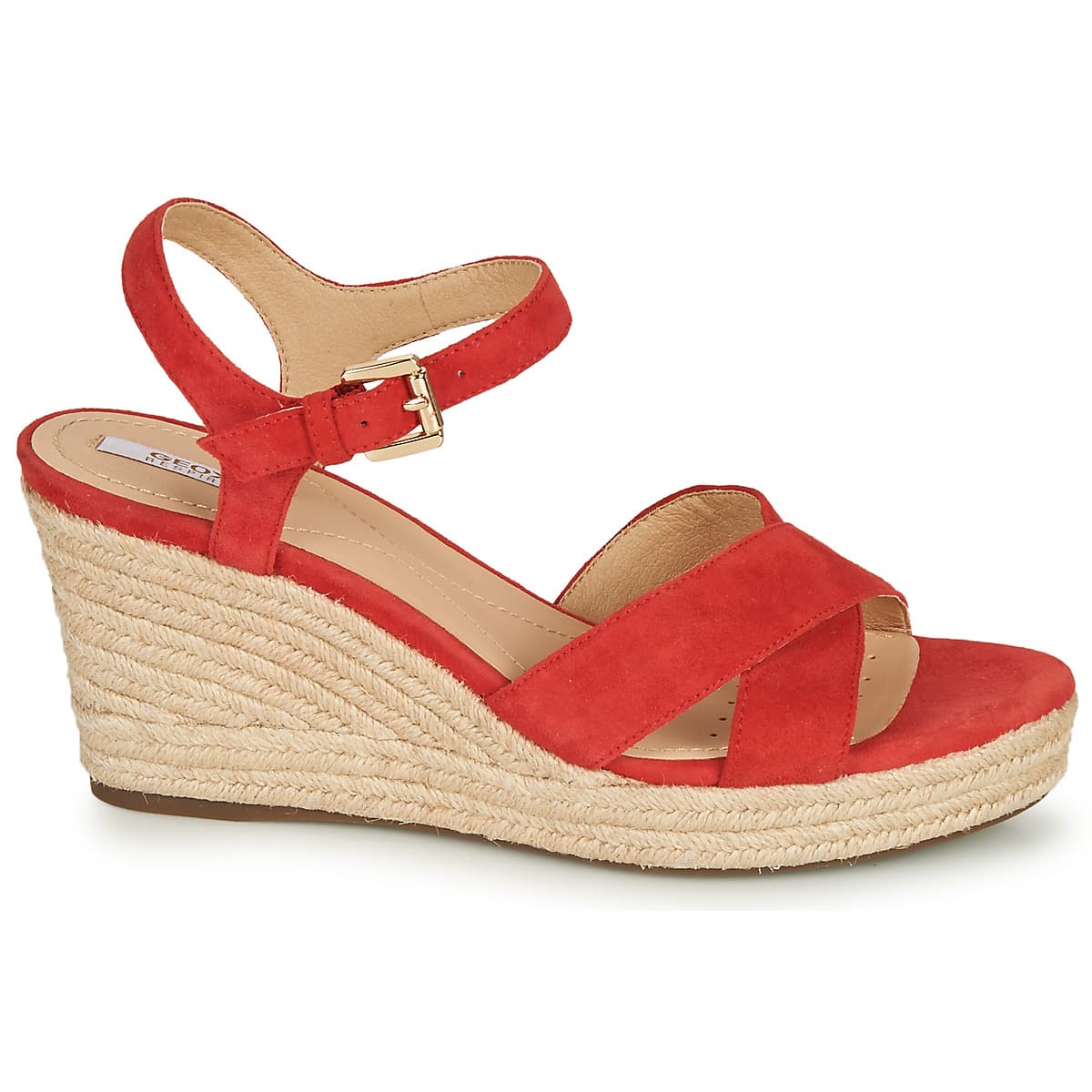 Women's Platforms Geox Red
