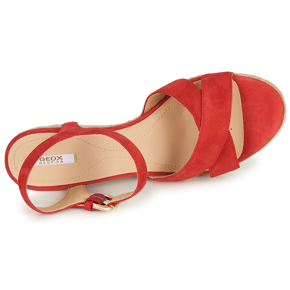 Women's Platforms Geox Red