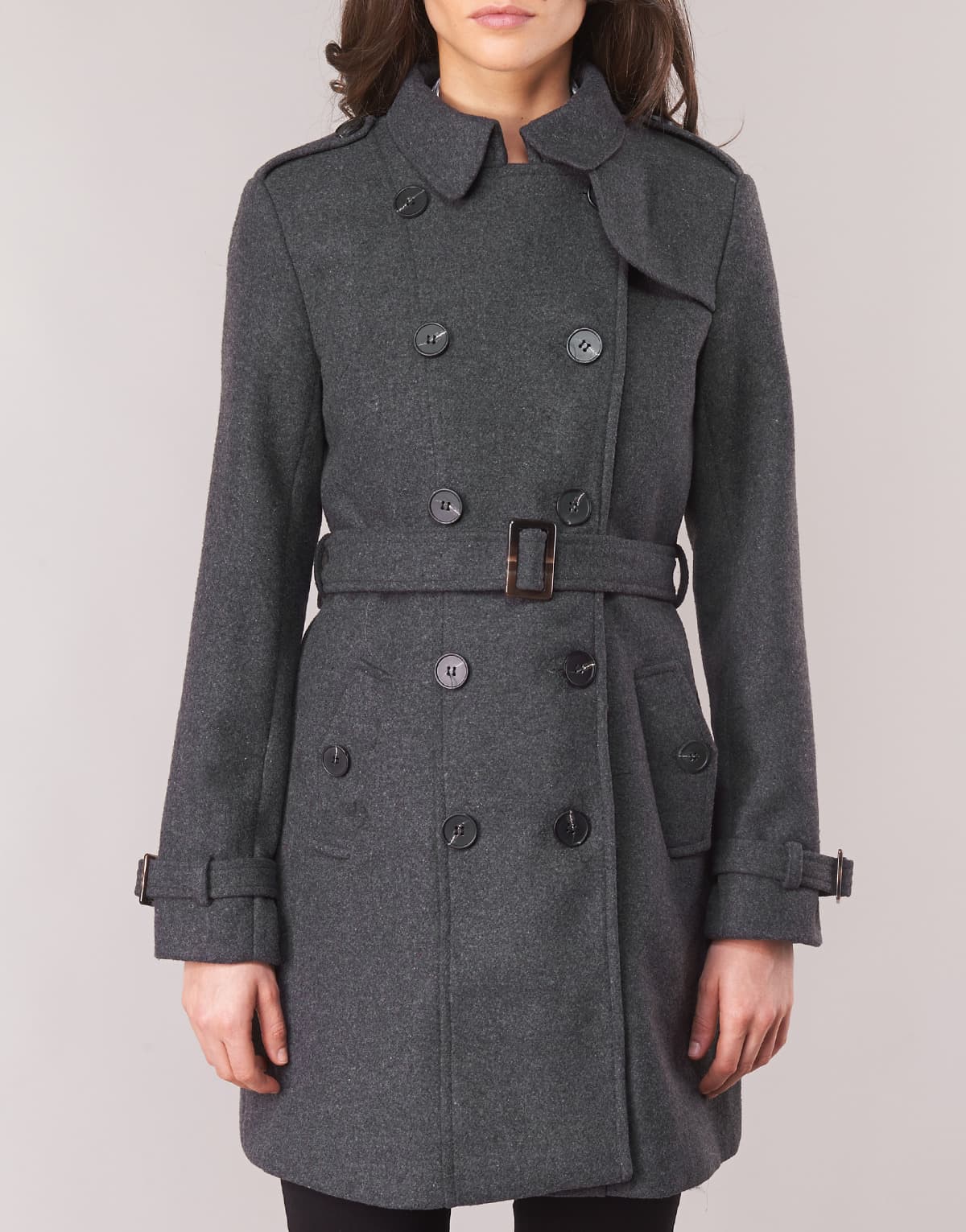 Women's Coats Casual Attitude Gray