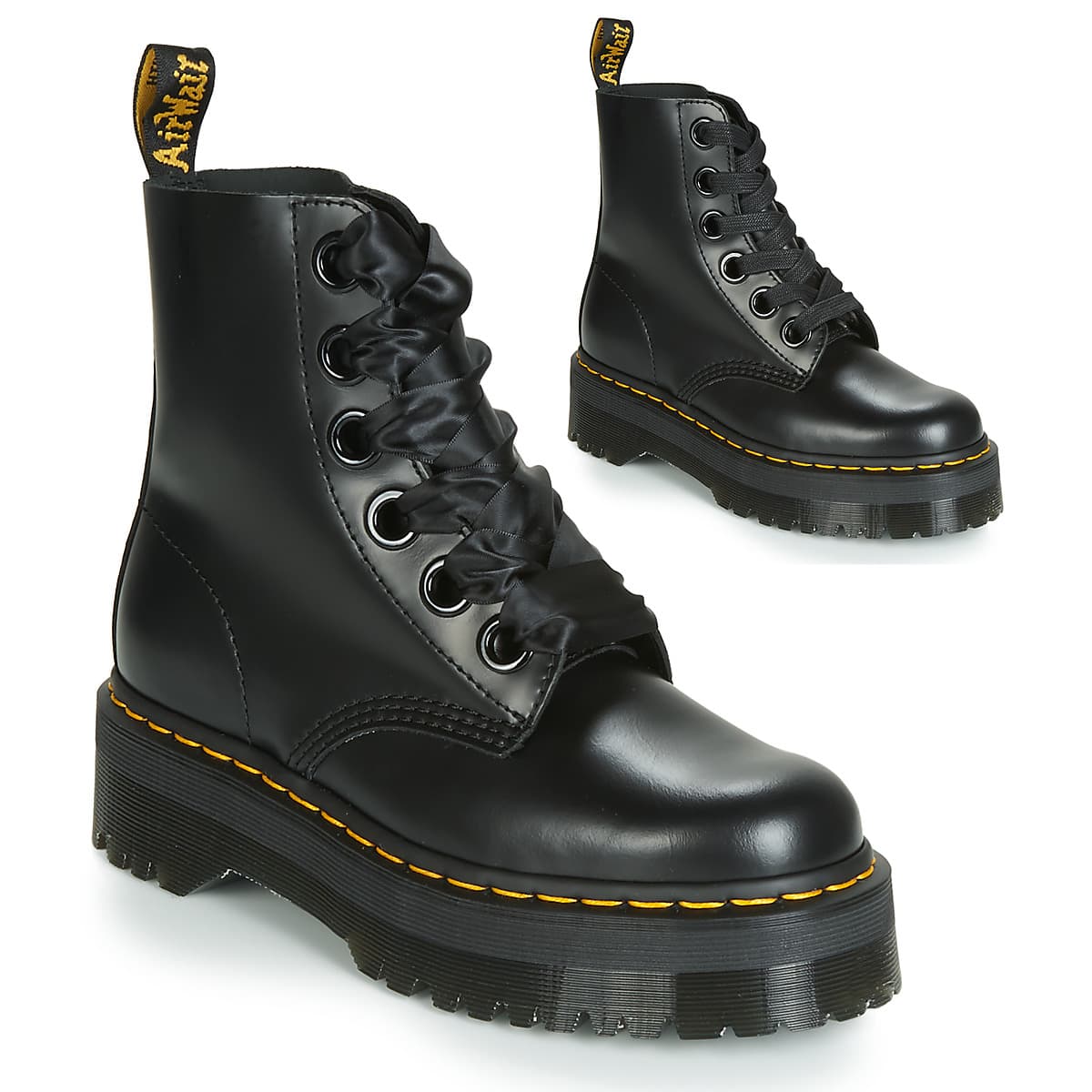 Μπότες Dr. Martens MOLLY BLACK BUTTERO
