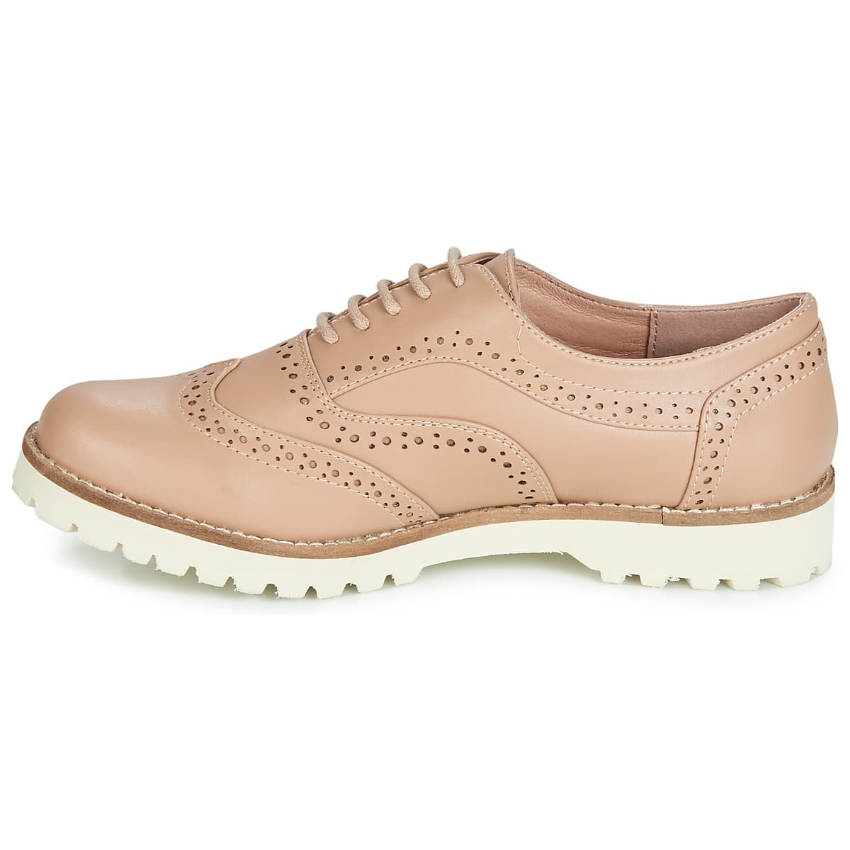 Women's Derby Shoes Les Petites Bombes Beige