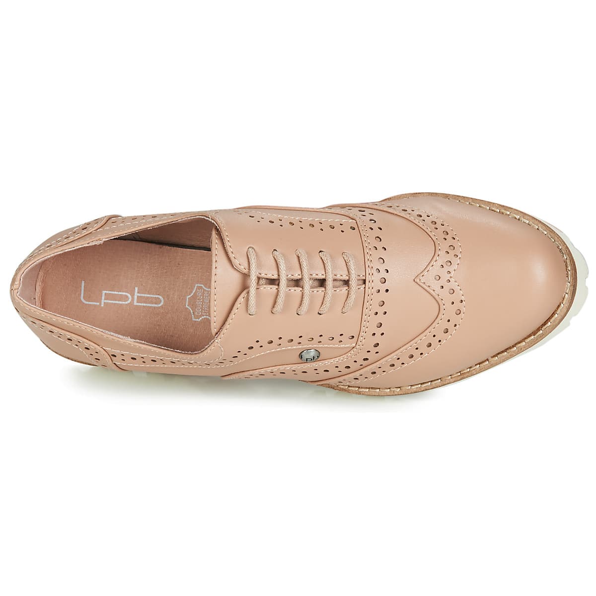 Women's Derby Shoes Les Petites Bombes Beige