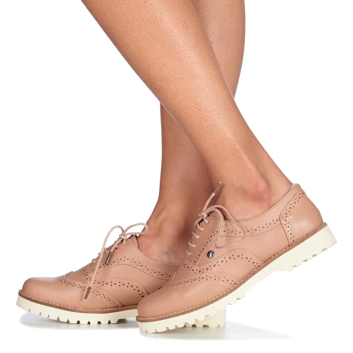 Women's Derby Shoes Les Petites Bombes Beige