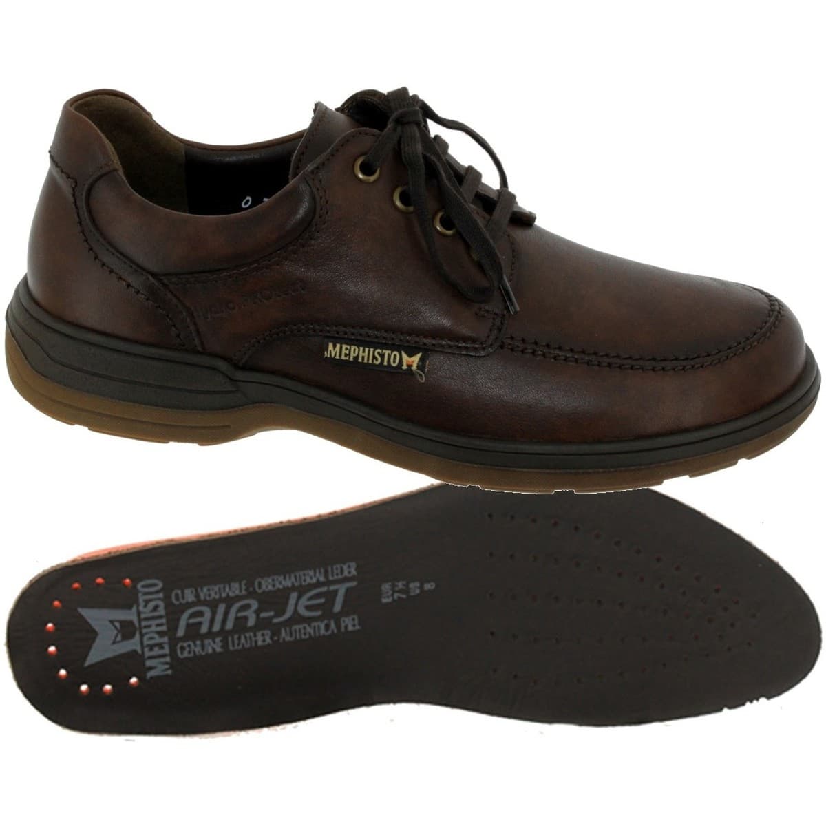 Men's Derby Shoes Mephisto Brown