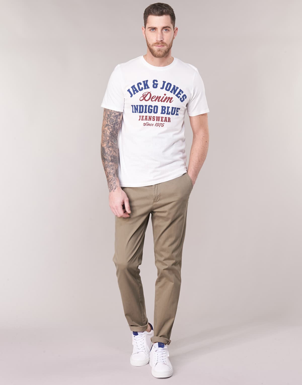 Men's Pants Jack & Jones Beige