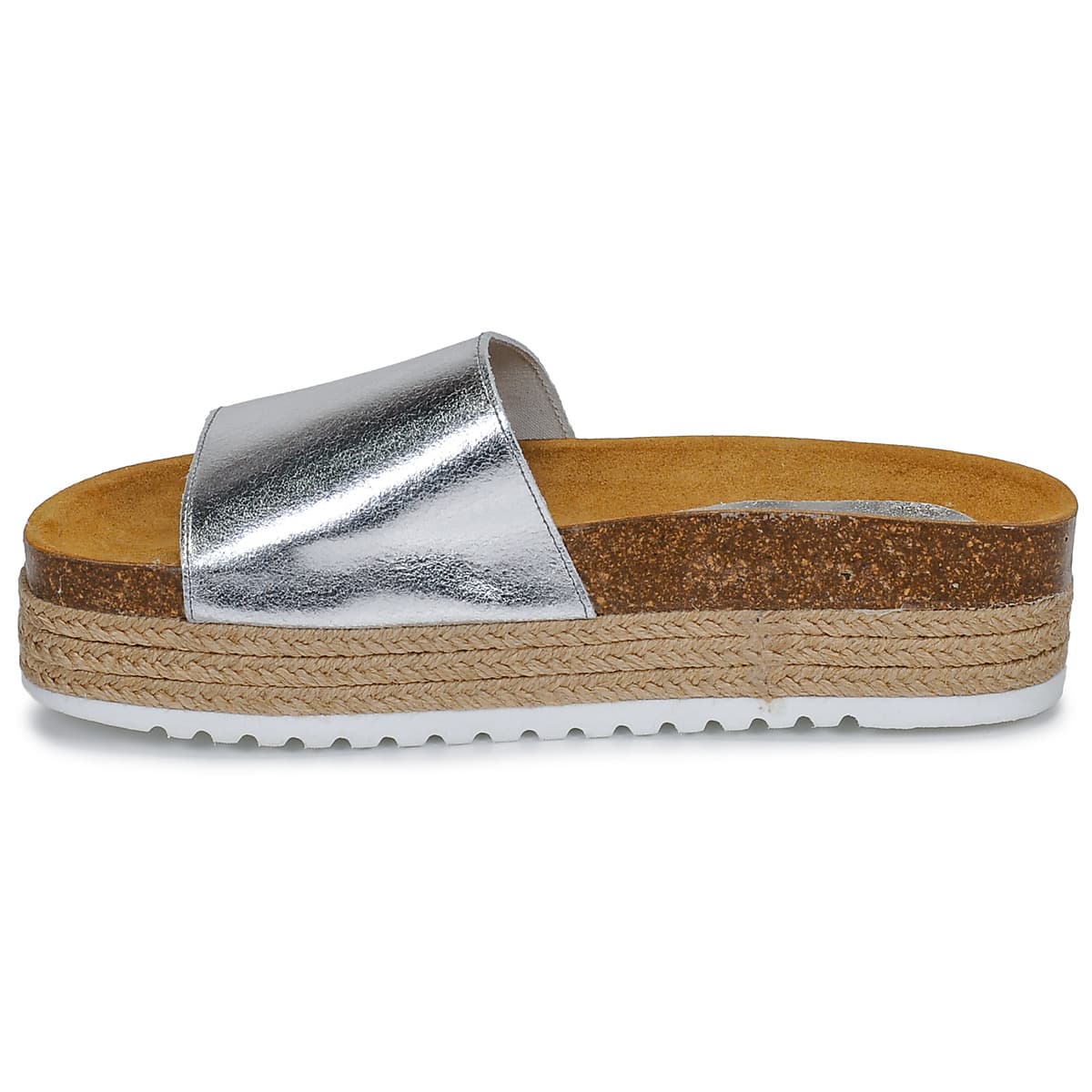 Women's Mules So Size Silver