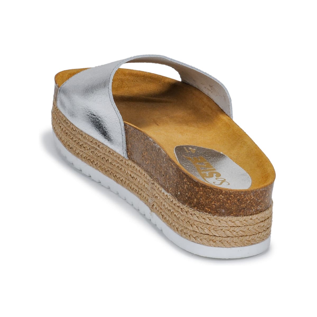 Women's Mules So Size Silver