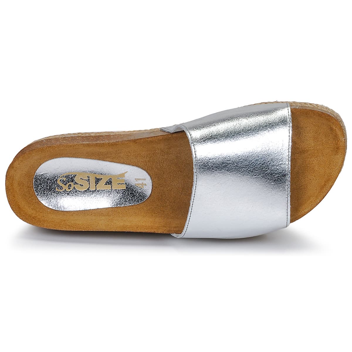 Women's Mules So Size Silver