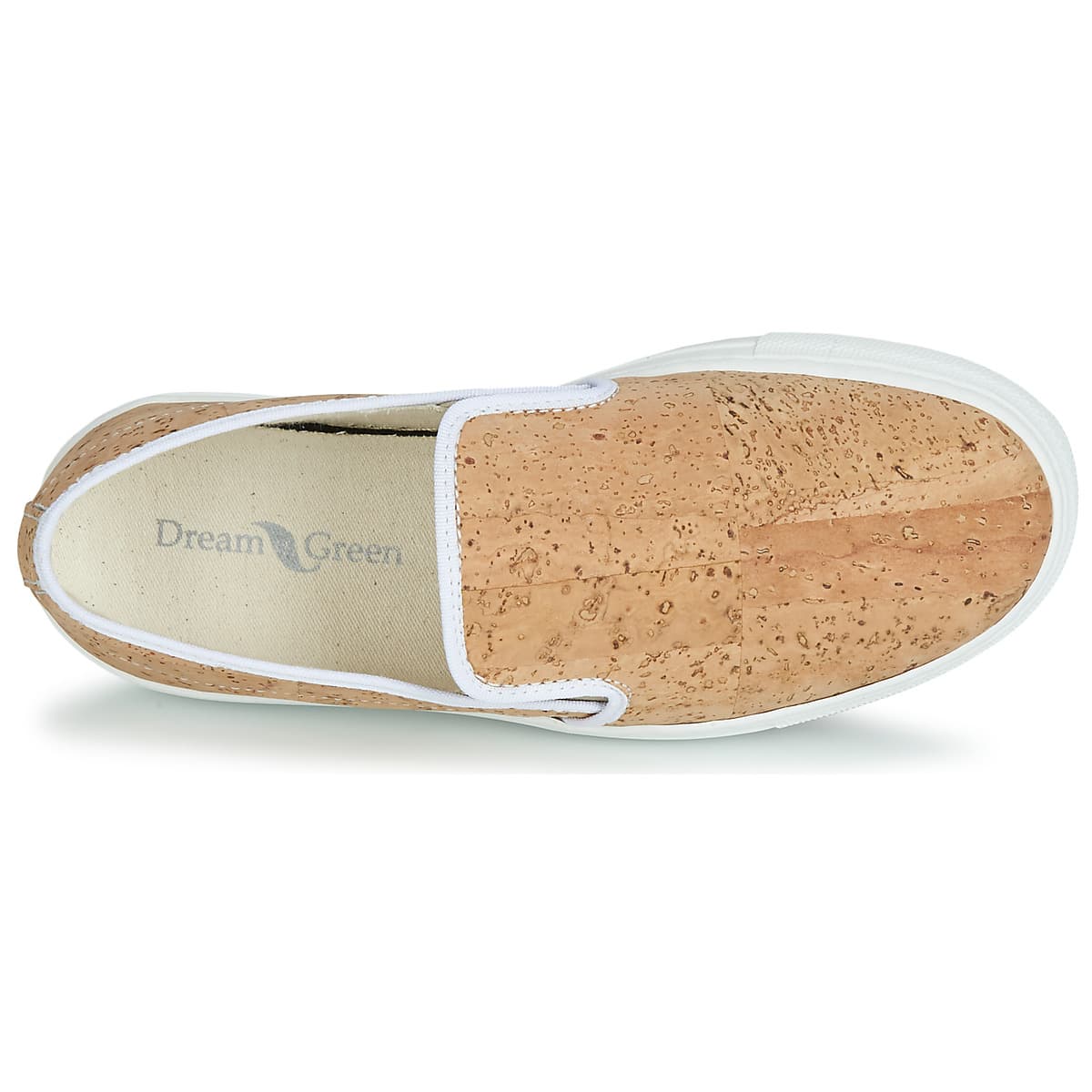 Women's Loafers Dream in Green Beige