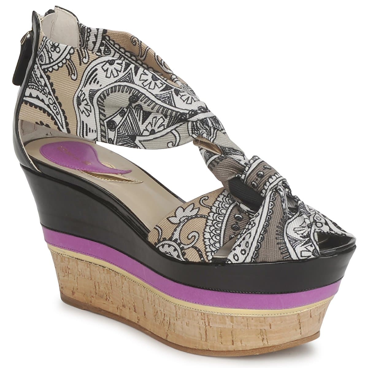 Women's Platforms Etro Gray