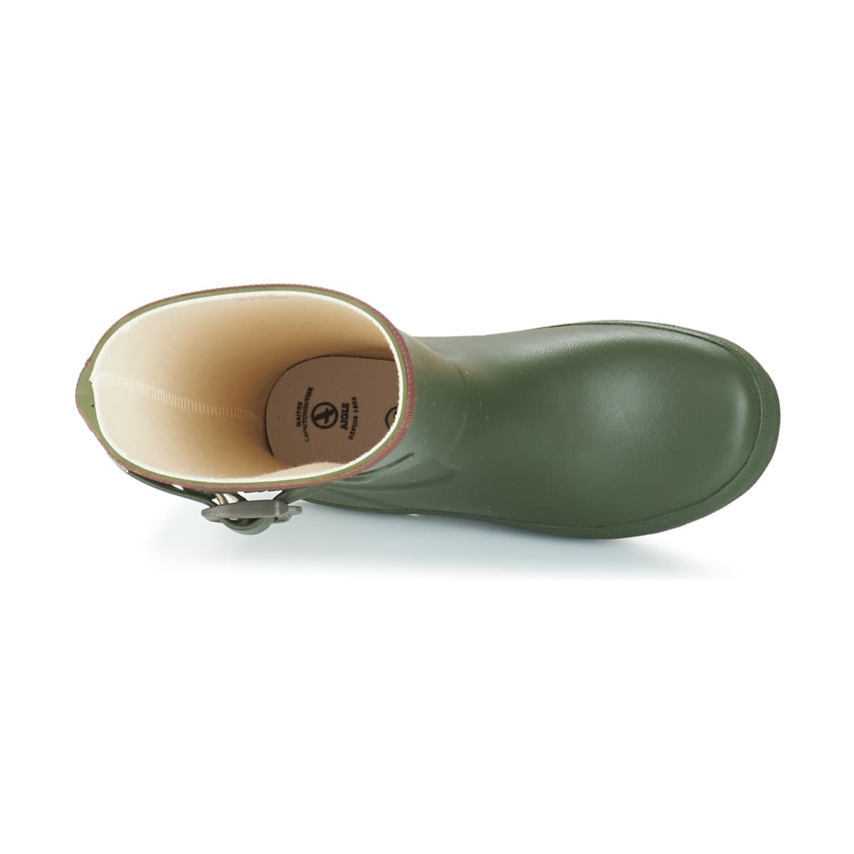 Boys' Wellington Boots Aigle Khaki