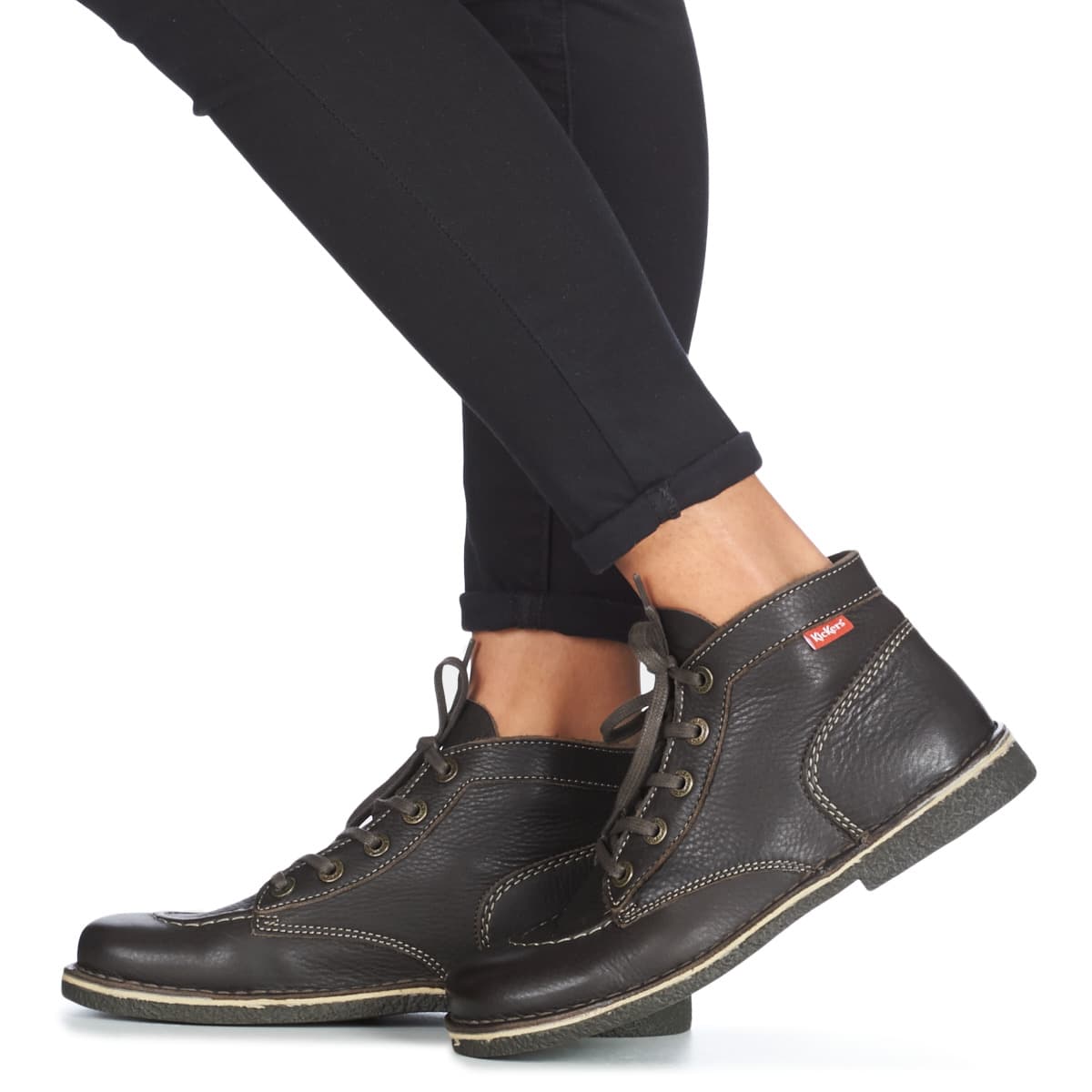 Women's Boots Kickers Brown