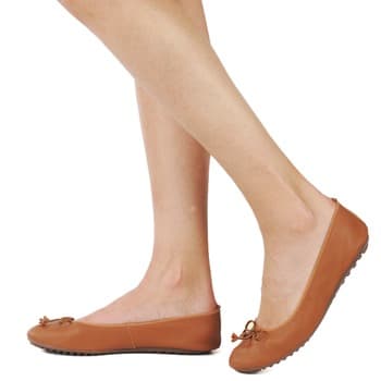 Women's Ballet Flats Mac Douglas Brown