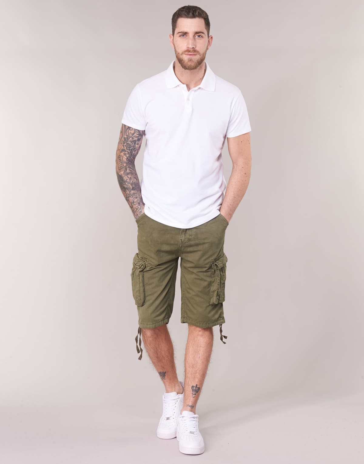 Men's Shorts Schott Khaki