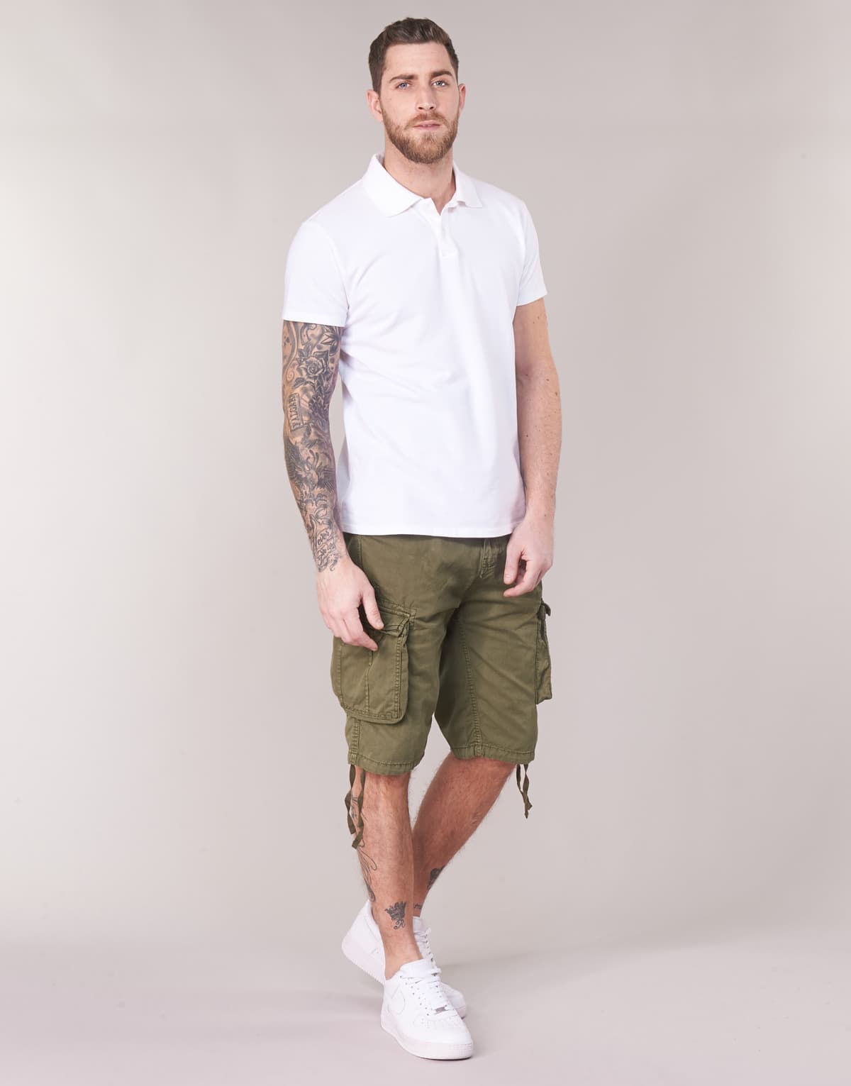 Men's Shorts Schott Khaki