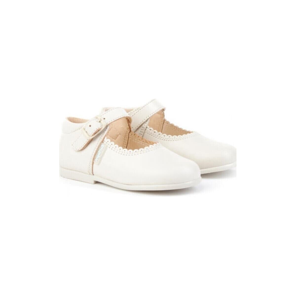 Women's Ballet Flats Angelitos White