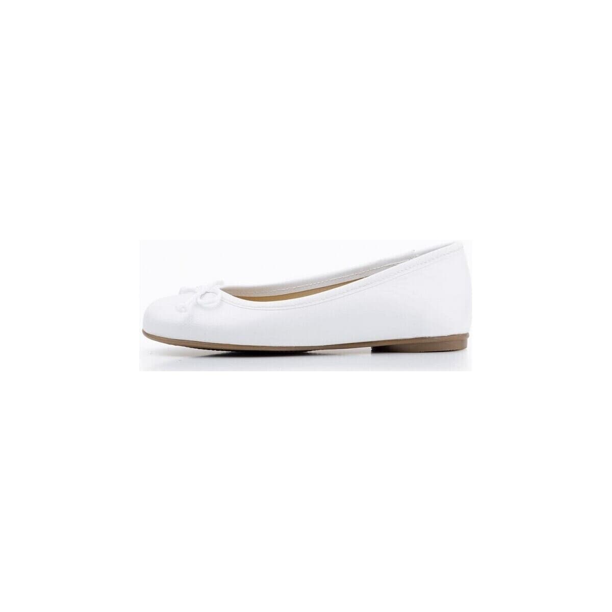 Women's Ballet Flats Colores White