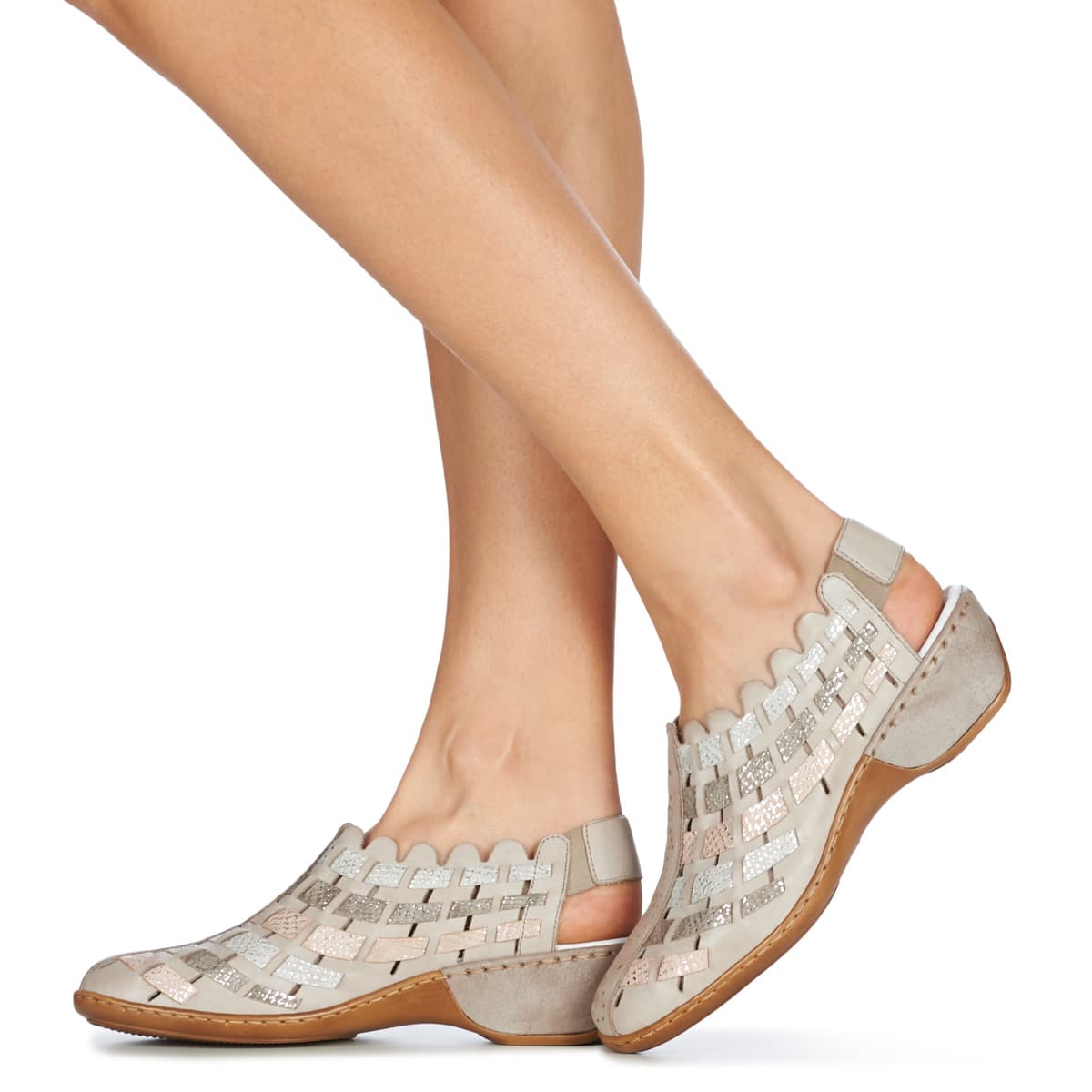 Women's Ankle Boots Rieker Silver