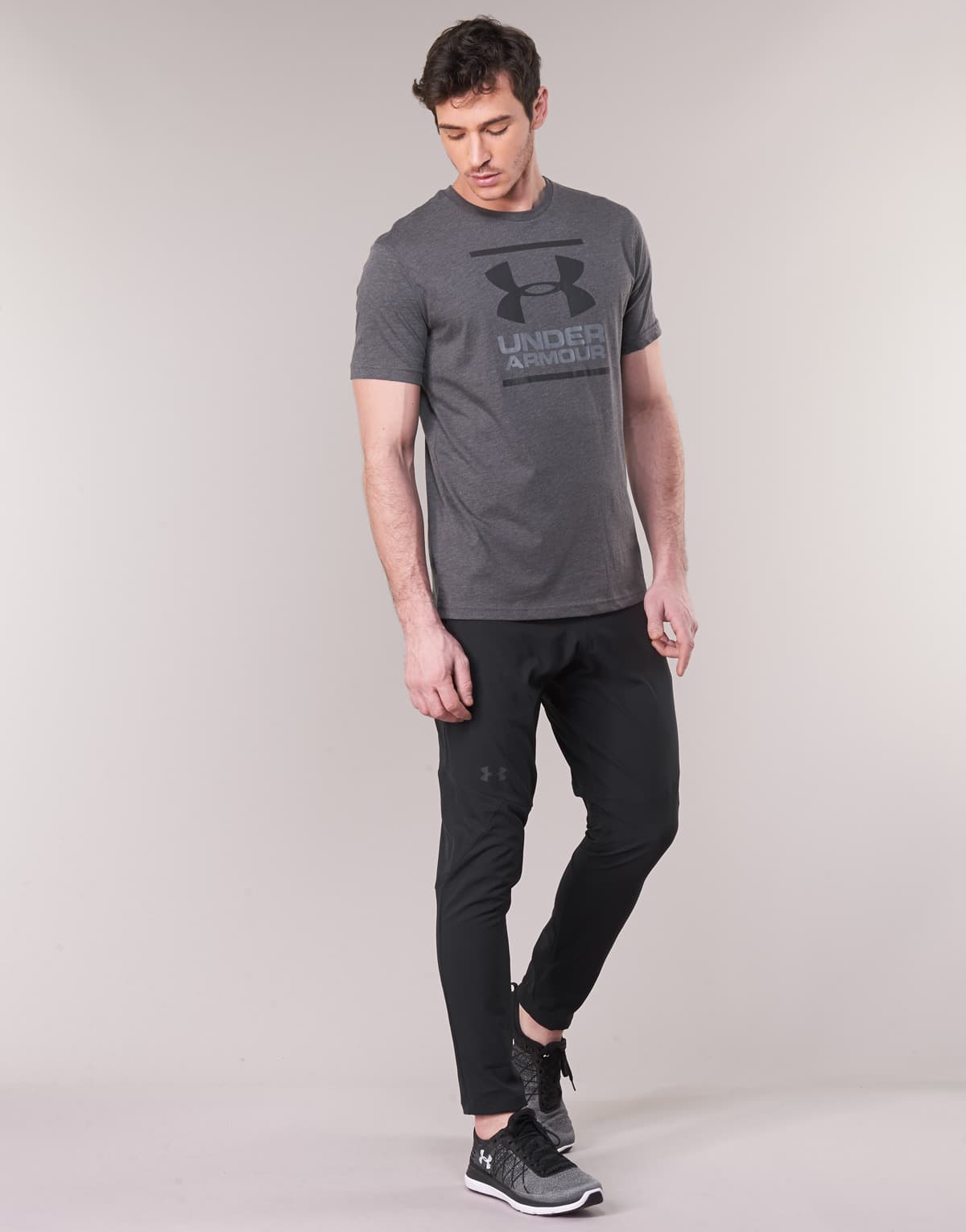 Men's T-Shirts Under Armour Gray