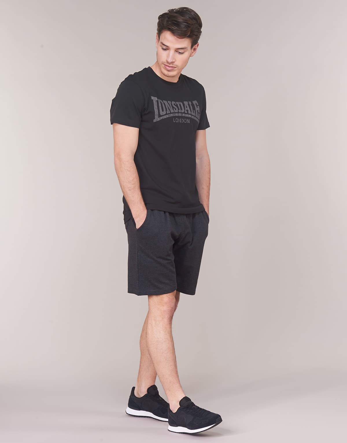 Men's T-Shirts Lonsdale Black