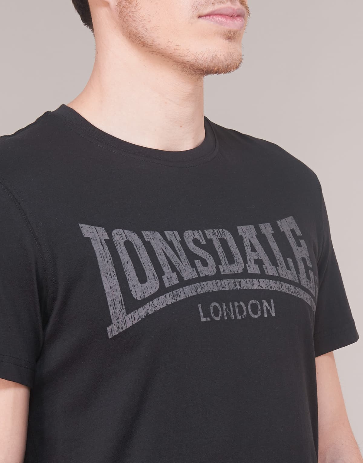 Men's T-Shirts Lonsdale Black